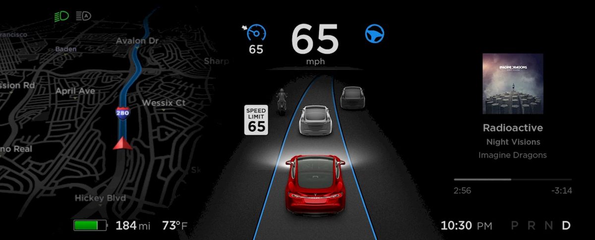 Nuovo software Tesla
