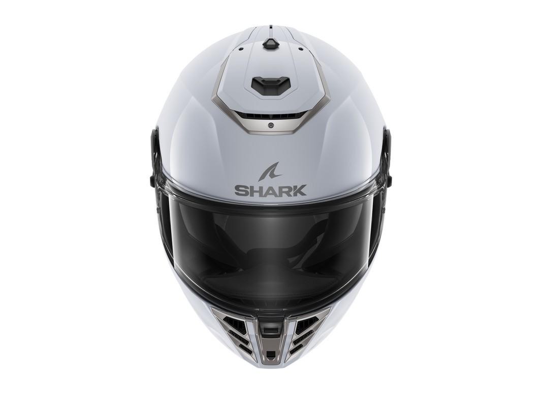 Shark Helmets White Silver Glossy