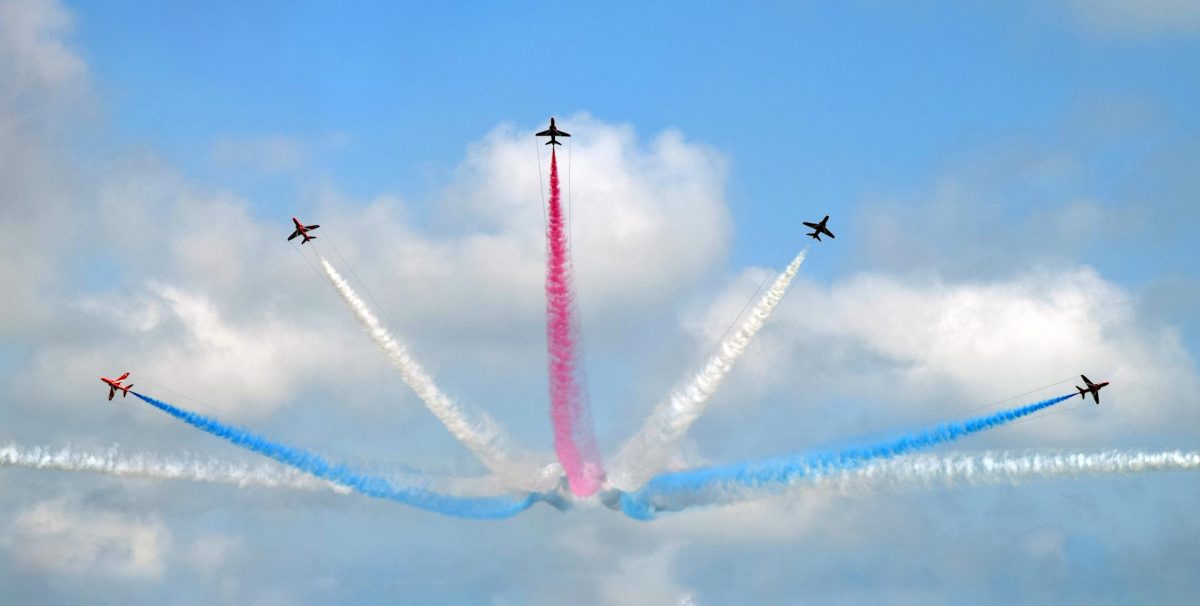 red arrows