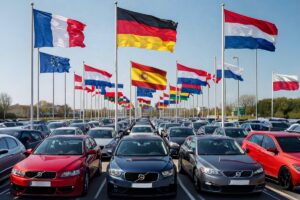 auto bandiere