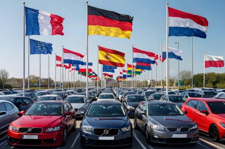 auto bandiere
