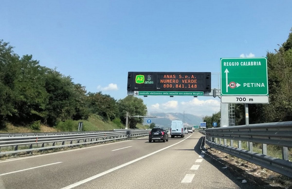 autostrada strada statale anas