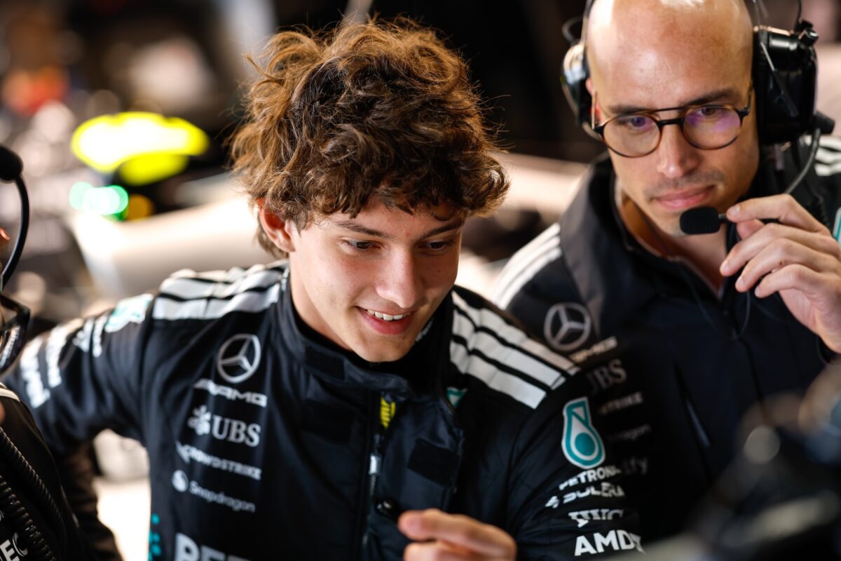 Kimi Antonelli Mercedes F1 2025